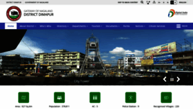 What Dimapur.nic.in website looked like in 2020 (3 years ago)