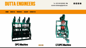 What Duttaengineers.com website looked like in 2020 (5 years ago)