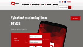 What Dpmcb.cz website looked like in 2020 (3 years ago)