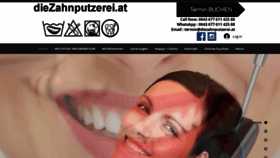 What Diezahnputzerei.at website looked like in 2020 (3 years ago)