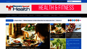 What Discoveryhealthjournal.com website looked like in 2020 (3 years ago)
