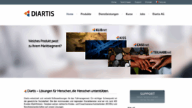 What Diartis.ch website looked like in 2020 (3 years ago)