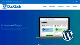 What Duogeek.com website looked like in 2020 (3 years ago)