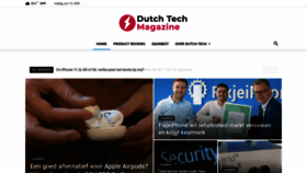 What Dutch-tech.nl website looked like in 2020 (3 years ago)