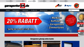 What Dasgaragentor24.de website looked like in 2020 (3 years ago)
