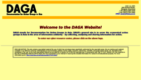 What Daga.org website looked like in 2020 (3 years ago)