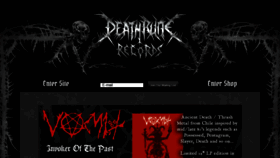 What Deathrune-records.com website looked like in 2020 (3 years ago)