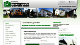 What Deutsches-fertighaus-center.de website looked like in 2020 (3 years ago)