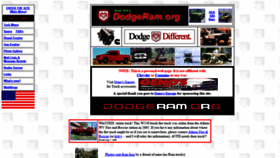 What Dodgeram.org website looked like in 2020 (3 years ago)