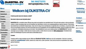 What Dijkstra-cv.nl website looked like in 2020 (3 years ago)