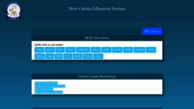 What Does.duhs.edu.pk website looked like in 2020 (3 years ago)