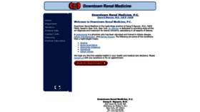 What Downtownrenalmedicine.com website looked like in 2020 (3 years ago)