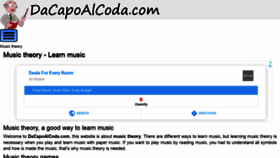What Dacapoalcoda.com website looked like in 2020 (3 years ago)