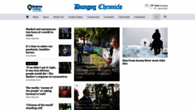 What Dungogchronicle.com.au website looked like in 2020 (3 years ago)