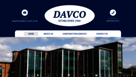 What Davco-const.co.uk website looked like in 2020 (3 years ago)
