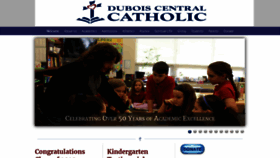 What Duboiscatholic.com website looked like in 2020 (3 years ago)