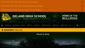 What Delandhs.org website looked like in 2020 (3 years ago)