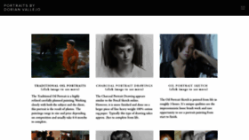 What Doriansportraits.com website looked like in 2020 (5 years ago)