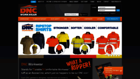What Dncworkwear.com.au website looked like in 2020 (3 years ago)
