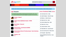 What Downloadlagu123.biz website looked like in 2020 (3 years ago)