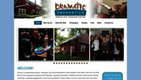 What Dramaticpragmatics.com website looked like in 2020 (3 years ago)