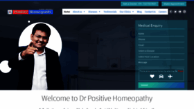 What Drpositivehomeopathy.com website looked like in 2020 (3 years ago)