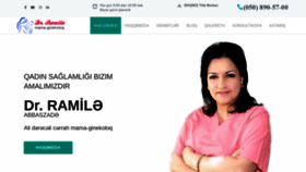 What Doctorramila.az website looked like in 2020 (3 years ago)