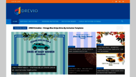 What Drevio.com website looked like in 2020 (3 years ago)