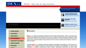 What Dex44.pl website looked like in 2020 (3 years ago)
