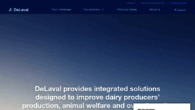 What Delaval-us.com website looked like in 2020 (3 years ago)