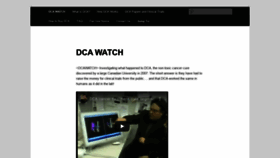 What Dcawatch.com website looked like in 2020 (3 years ago)