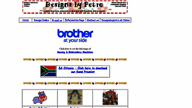 What Designsbypetro.com website looked like in 2020 (3 years ago)