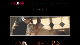 What Dancefeverstudios.com website looked like in 2020 (3 years ago)