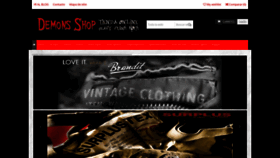 What Demonsshop.com website looked like in 2020 (3 years ago)