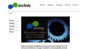 What Docfinity.com website looked like in 2020 (3 years ago)