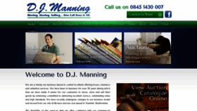 What Djmanning.co.uk website looked like in 2020 (3 years ago)