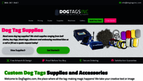 What Dogtagsinc.com website looked like in 2020 (3 years ago)