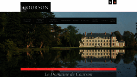 What Domaine-de-courson.fr website looked like in 2020 (3 years ago)