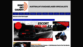 What Dontgetcaught.com.au website looked like in 2020 (3 years ago)
