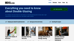 What Doubleglazing.com website looked like in 2020 (3 years ago)