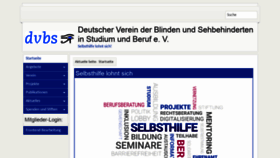 What Dvbs-online.de website looked like in 2020 (5 years ago)