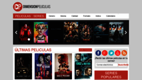 What Dimensionpeliculas.net website looked like in 2020 (3 years ago)