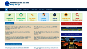 What Daotao.sgu.edu.vn website looked like in 2020 (3 years ago)