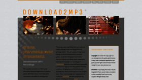 What Download2mp3.com website looked like in 2020 (3 years ago)