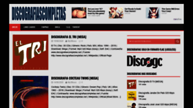 What Discografiascompletas.net website looked like in 2020 (3 years ago)
