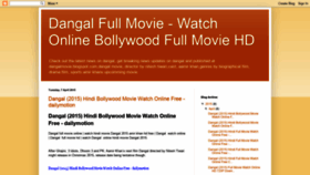 What Dangalmovie.blogspot.com.tr website looked like in 2020 (3 years ago)