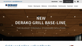 What Derako.com website looked like in 2020 (3 years ago)