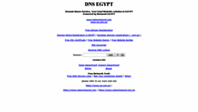 What Dnsegypt.com website looked like in 2020 (3 years ago)
