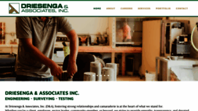 What Driesenga.com website looked like in 2020 (3 years ago)