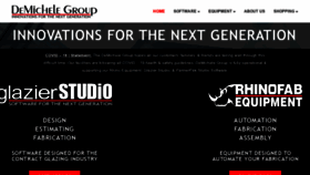What Demichelegroup.com website looked like in 2020 (3 years ago)